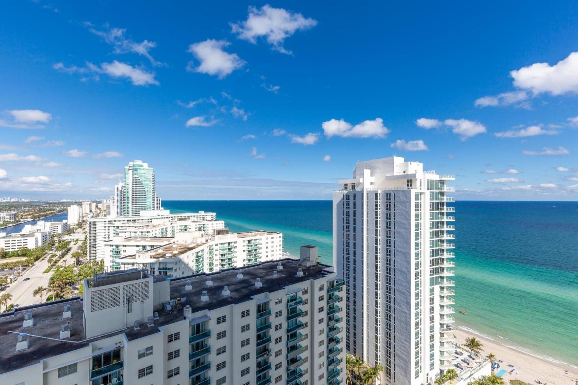 Ocean View 1 Bed On The Beach 19Th Floor Hollywood Hallandale Beach Εξωτερικό φωτογραφία